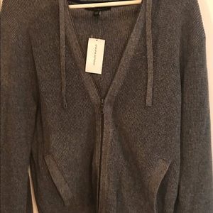 Banana Republic zipper front sweater hoodie